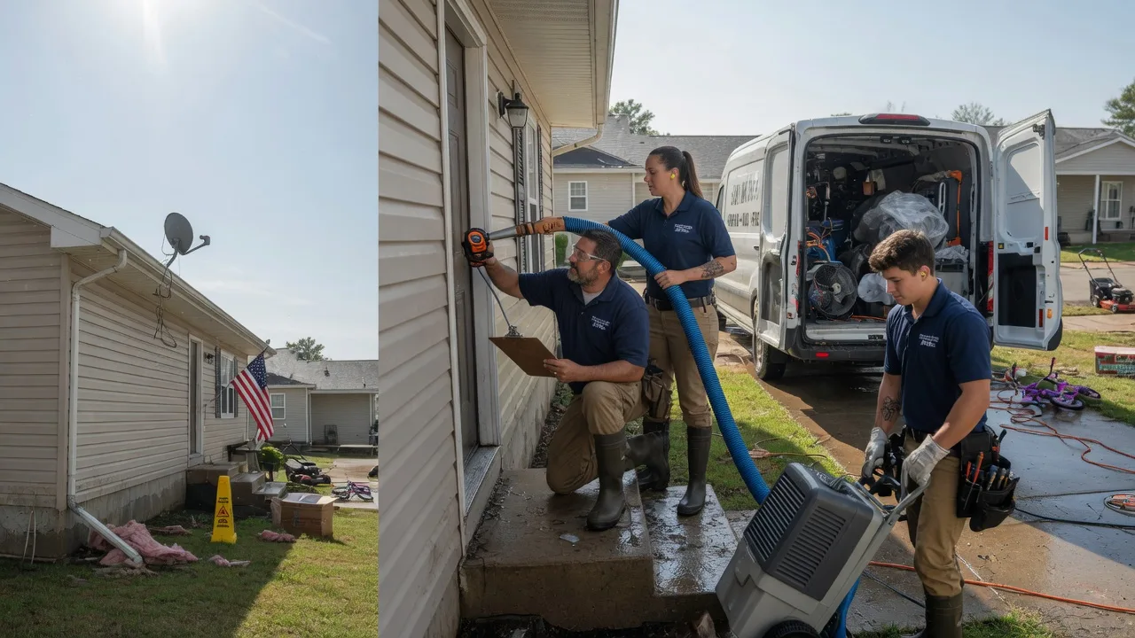 Ceiling Water Damage Restoration in New Park, PA near me